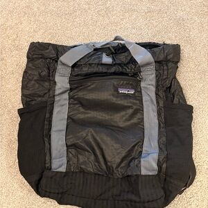 Patagonia Black Packable bag/backpack